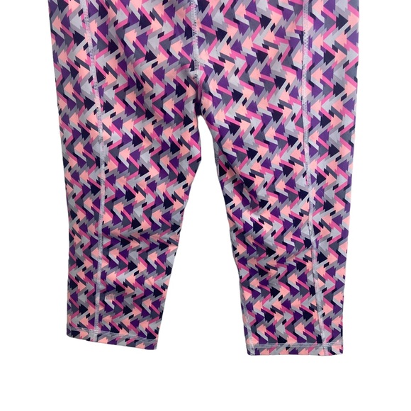 Victoria Secret VSX Multicolored Crop Capri Leggings Size Medium - Picture 7 of 11
